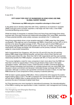 Fifty-eight per cent of businesses in Hong Kong use