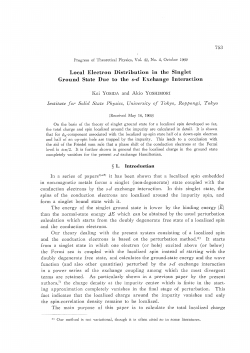 Local Electron Distribution in the Singlet Ground State Due to the s