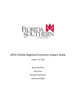 SPCA Florida Regional Economic Impact Study
