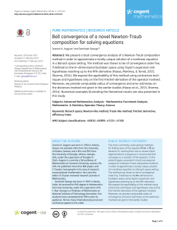 Ball convergence of a novel Newton-Traub composition for solving