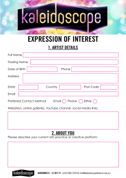 expression of interest form here