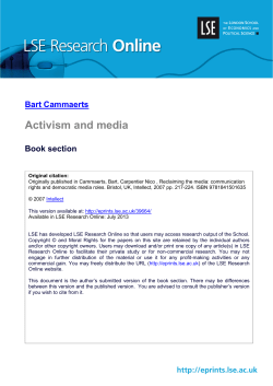 - LSE Research Online