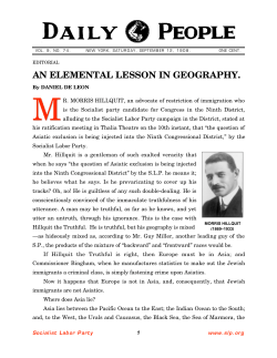 an elemental lesson in geography.