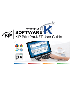 KIP PrintPro.NET User Guide