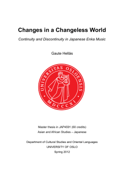 Changes in a Changeless World - DUO