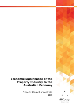 AEC Report - Property Council of Australia