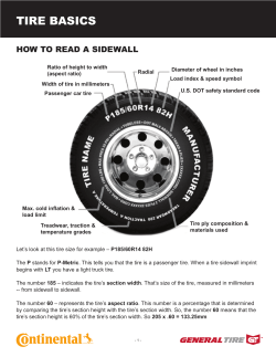reading the sidewall - Engage 360 Training