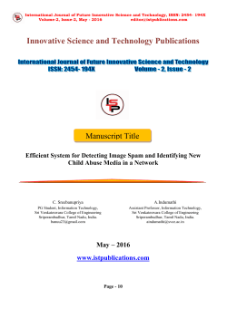 Efficient System For Detecting Image Spam And Identifying New