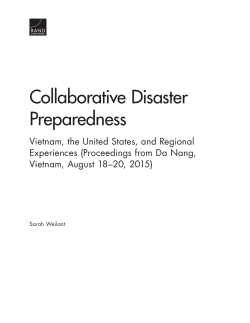 Collaborative Disaster Preparedness: Vietnam, the United States