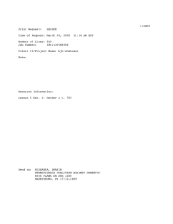 An Invitation to Liability?: Attempts at Holding Victims of Domestic