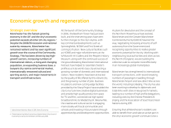 Economic growth and regeneration
