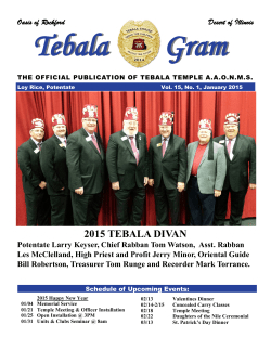 January - Tebala Shriners