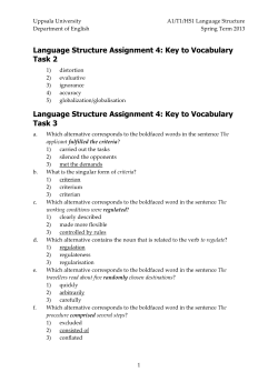 Key LSA 4 Voc 2013 1