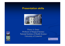 Presentation skills