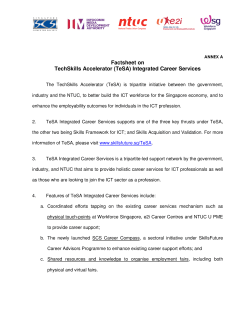 Factsheet on TechSkills Accelerator (TeSA) Integrated