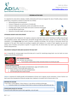 Nicki de Villiers Registered Dietitian
