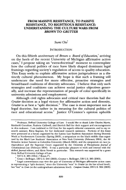 From Massive Resistance, to Passive Resistance, to Righteous