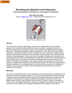 Revisiting the Standard Joint Hierarchy: Improving Realistic