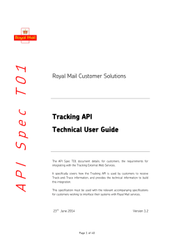 Tracking-API-Technical-User-guide-v1