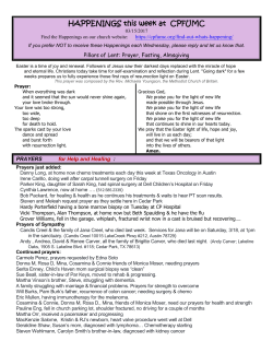 HAPPENINGS this week at CPFUMC