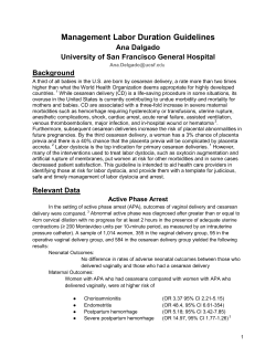 Management Labor Duration Guidelines