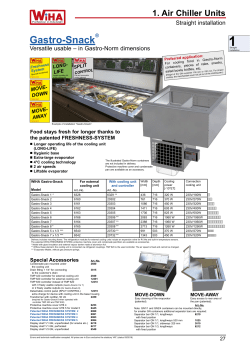 Gasto-Snack Versatile usable - in Gastro-Norm dimensions