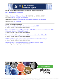 Dipole moment derivatives and vibrational intensities of BCl3