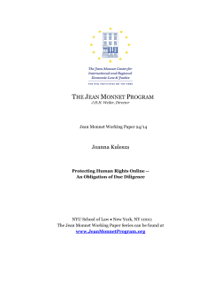 JMWP 24 Kulesza - Jean Monnet Center