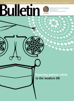 FEATURES - American College of Surgeons