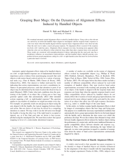 Grasping Beer Mugs: On the Dynamics of Alignment Effects Induced