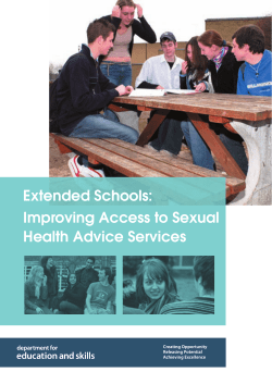 Improving Access to Sexual Health Advice Services
