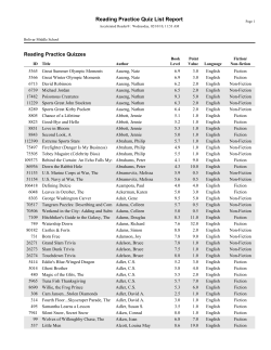 Accelerated Reader by Author