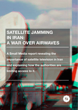 satellite jamming in iran: a war over airwaves