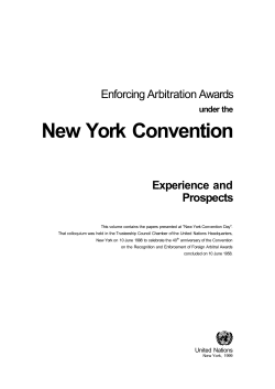 New York Convention