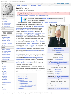 Ted Kennedy - Wikipedia, the free encyclopedia