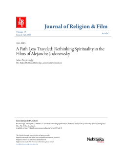 A Path Less Traveled: Rethinking Spirituality in the Films of