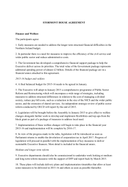 stormont house agreement
