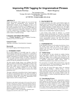 Proceedings Template
