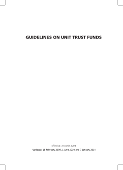 guidelines on unit trust funds - Securities Commission Malaysia