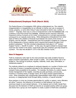 Embezzlement/Employee Theft
