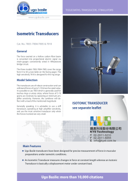 Isometric Transducers