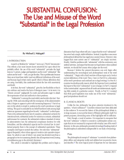 Substantial Confusion - New Hampshire Bar Association