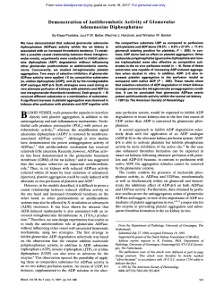 Demonstration of Antithrombotic Activity of