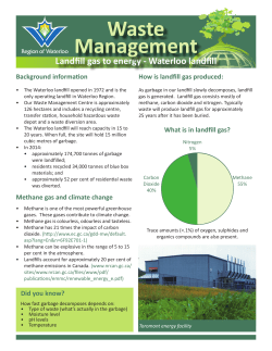 Landfill gas to energy factsheet