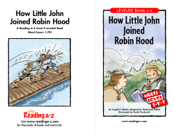 How Little John Joined Robin Hood - MelanieGreely