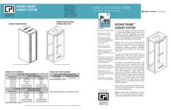 Seismic Frame Cabinet