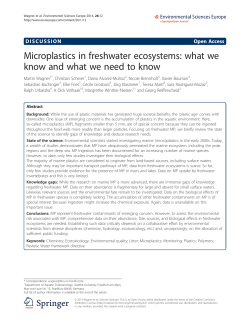 Wagner, M., Scherer, C., Alvarez-Muñoz, D., Brennholt, N