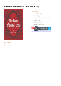 Read ePub Book of Daniel Drew [Full Mobi]