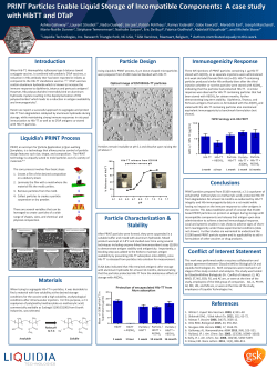PRINT Particles Enable Liquid Storage of Incompatible Components