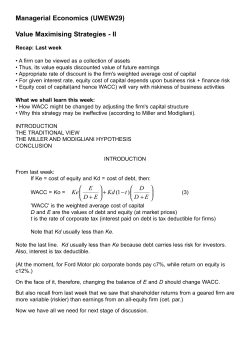 Notes - Carecon Home Page